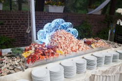 cuisine at a wedding