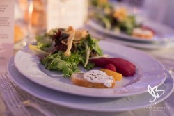 cuisine at a wedding