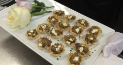 cuisine at a wedding