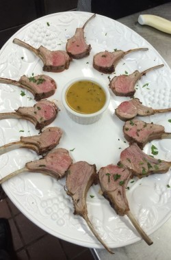 cuisine at a wedding