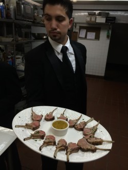 cuisine at a wedding