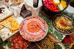 cuisine at a wedding